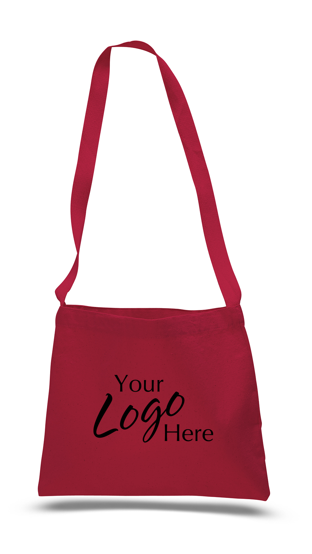 Small Canvas Messenger Bag 14" W x 12"H 3
