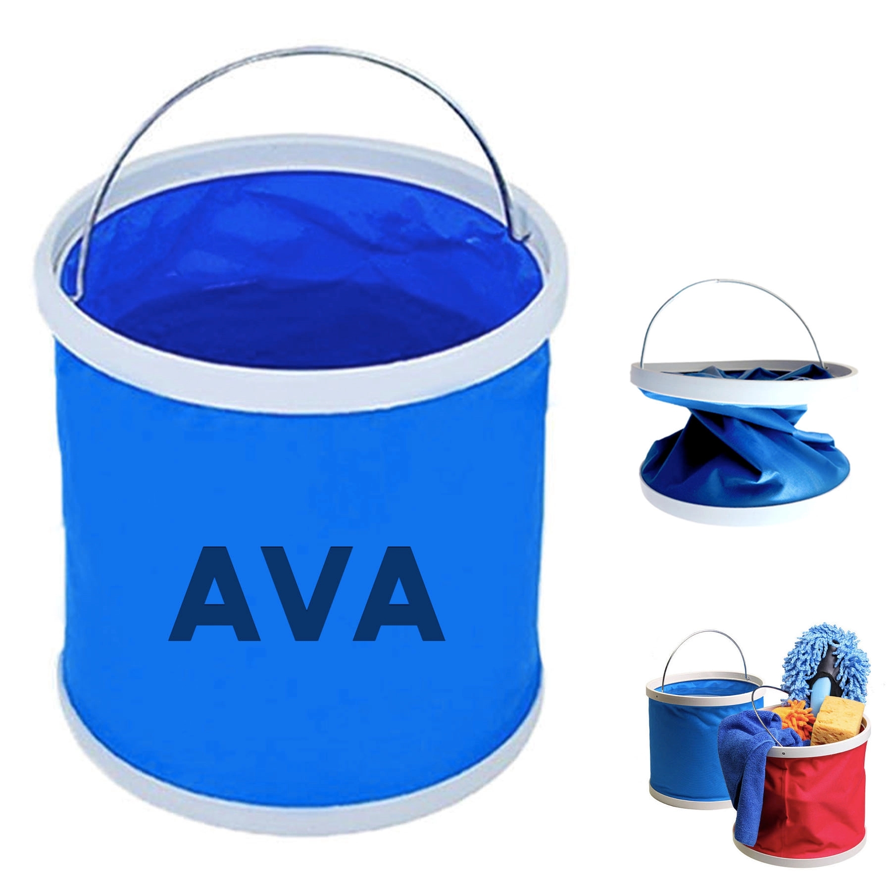 9L Foldable Oxford Cloth Bucket 2