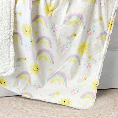 Full Sublimation Sherpa Throw Blanket - 30"x40" 5