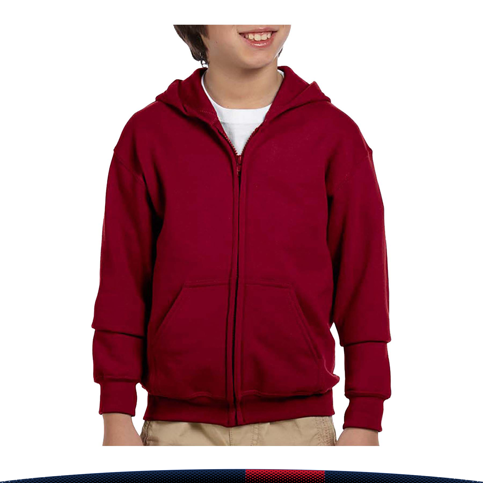 Gildan® Youth Full Zip Sweatshirts 8