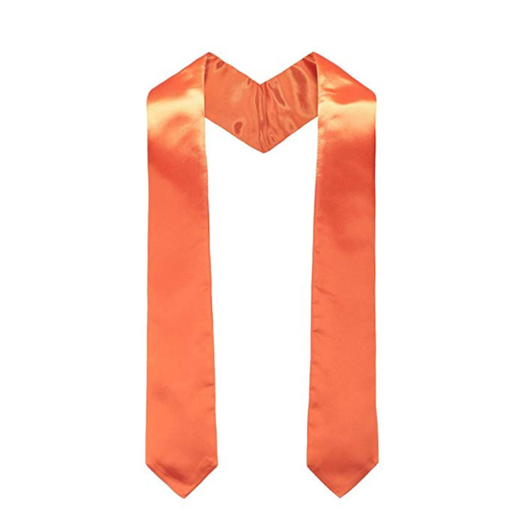 Graduation Unisex Plain Graduation Stole Academic Commencements Sash 50"x4.71" 10
