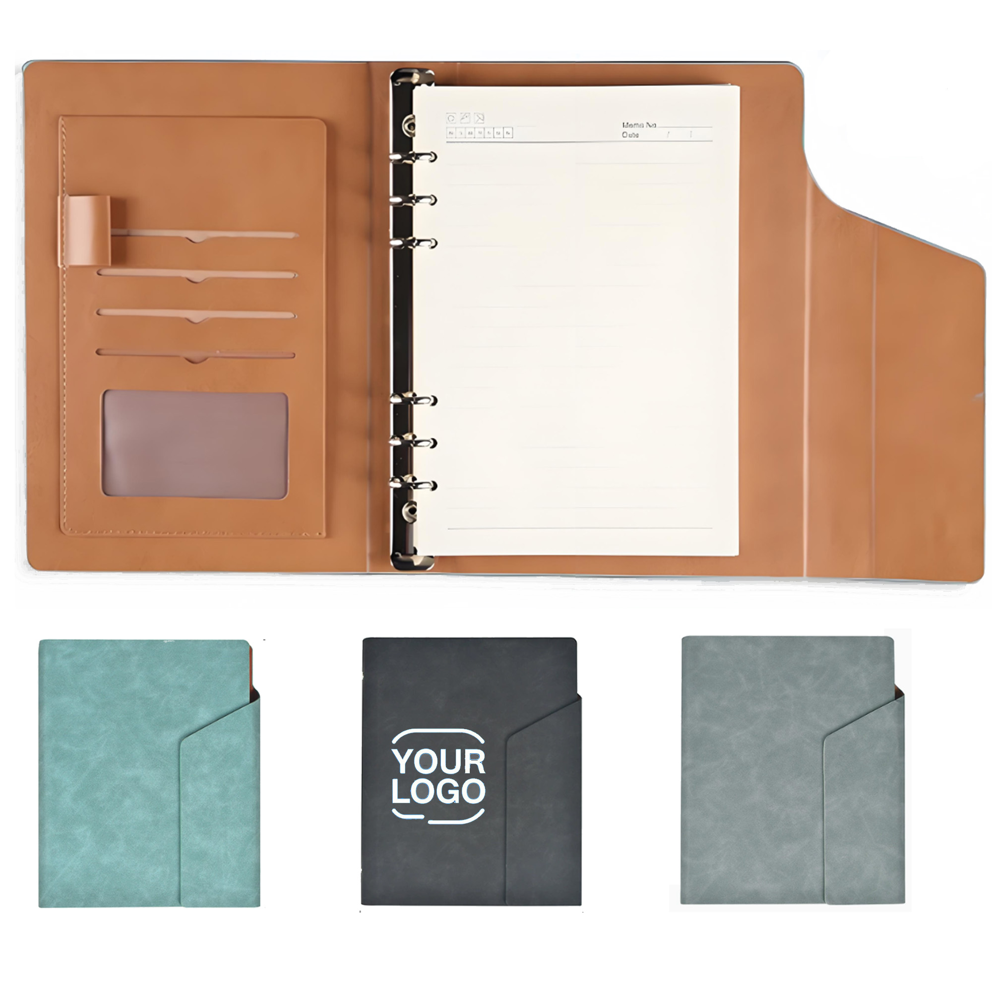 Three Fold PU Notebook 1