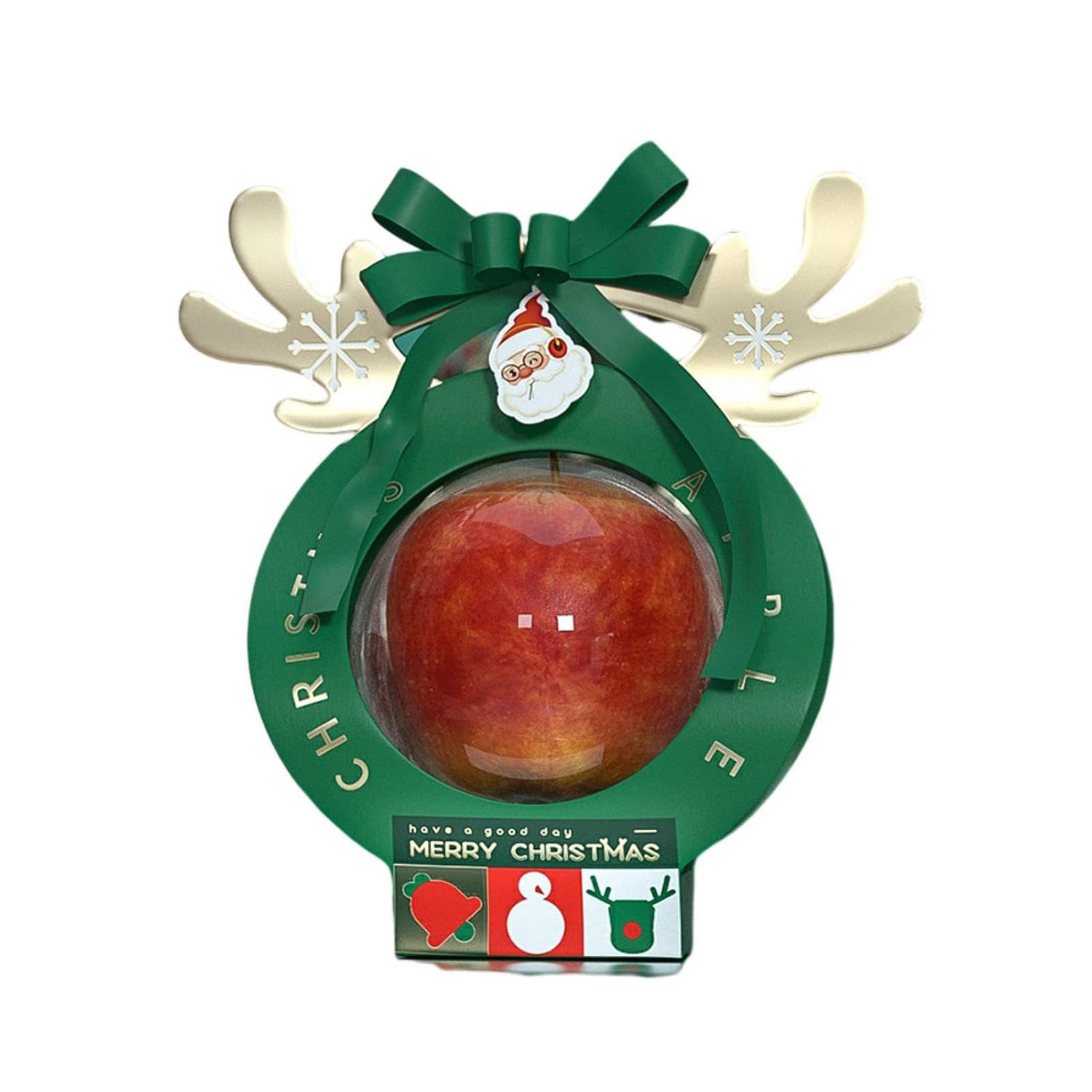 Transparent Festive Christmas Candy Packaging Handle Box 2