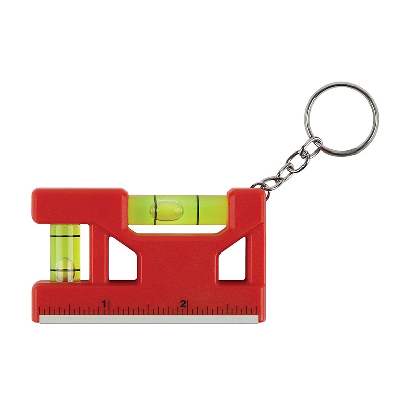Hank 3" Level / Ruler Keyring 25