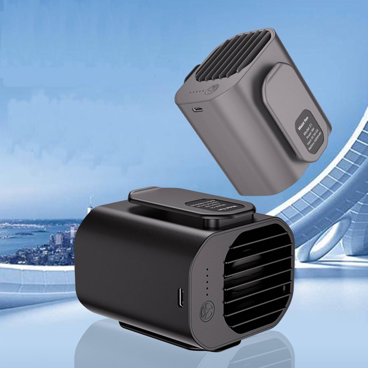 Mini Portable Waist Fan 1