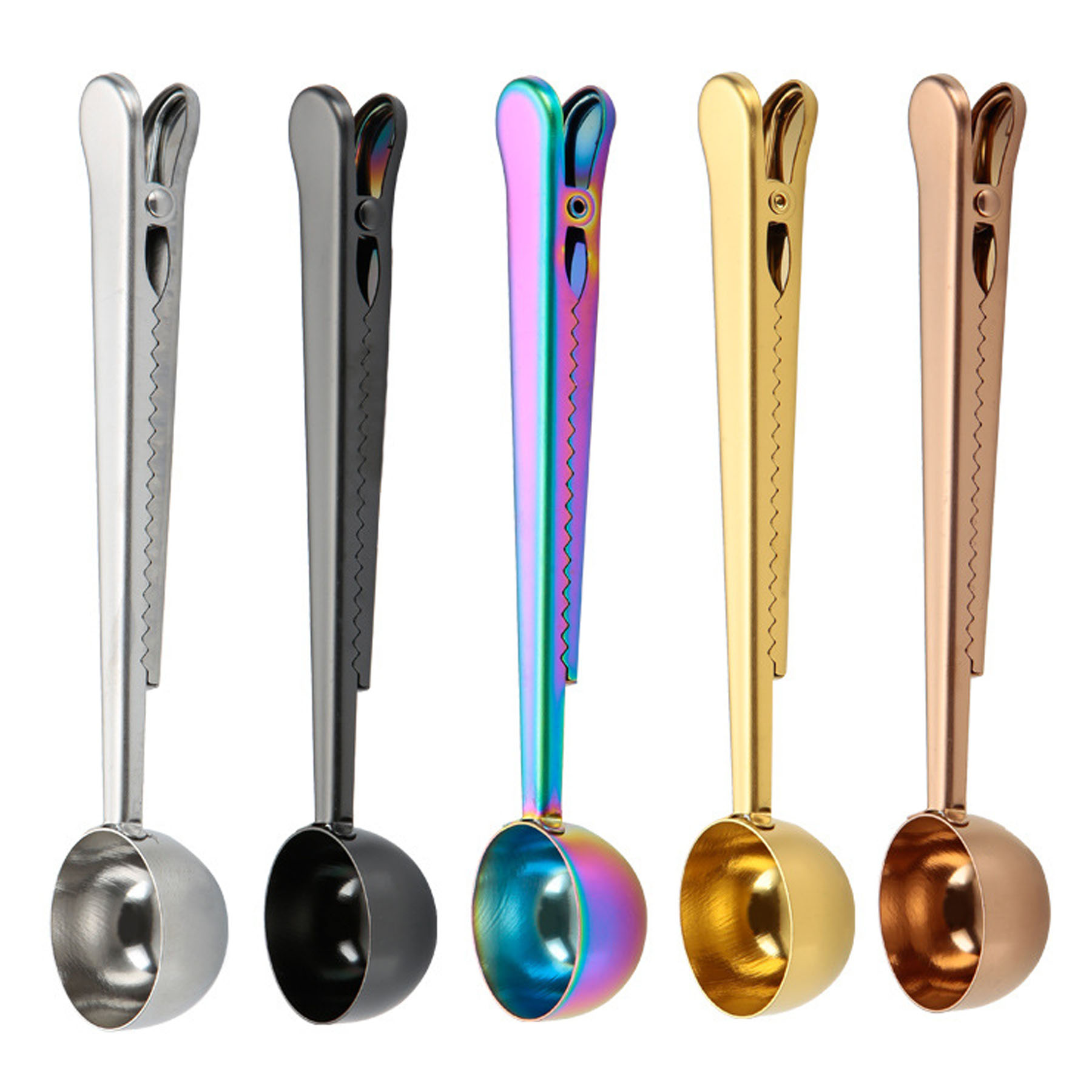 2 In 1 Coffee Spoon With Clip 3