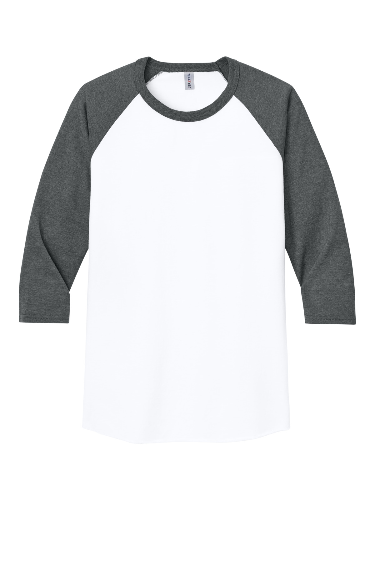 Jerzees Unisex Premium Blend Combed Ring Spun 3/4-Sleeve Raglan 560R 63