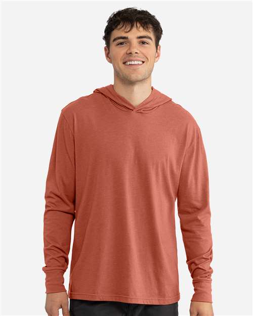 Unisex CVC Hoodie Long Sleeve T-Shirt - 6221 20