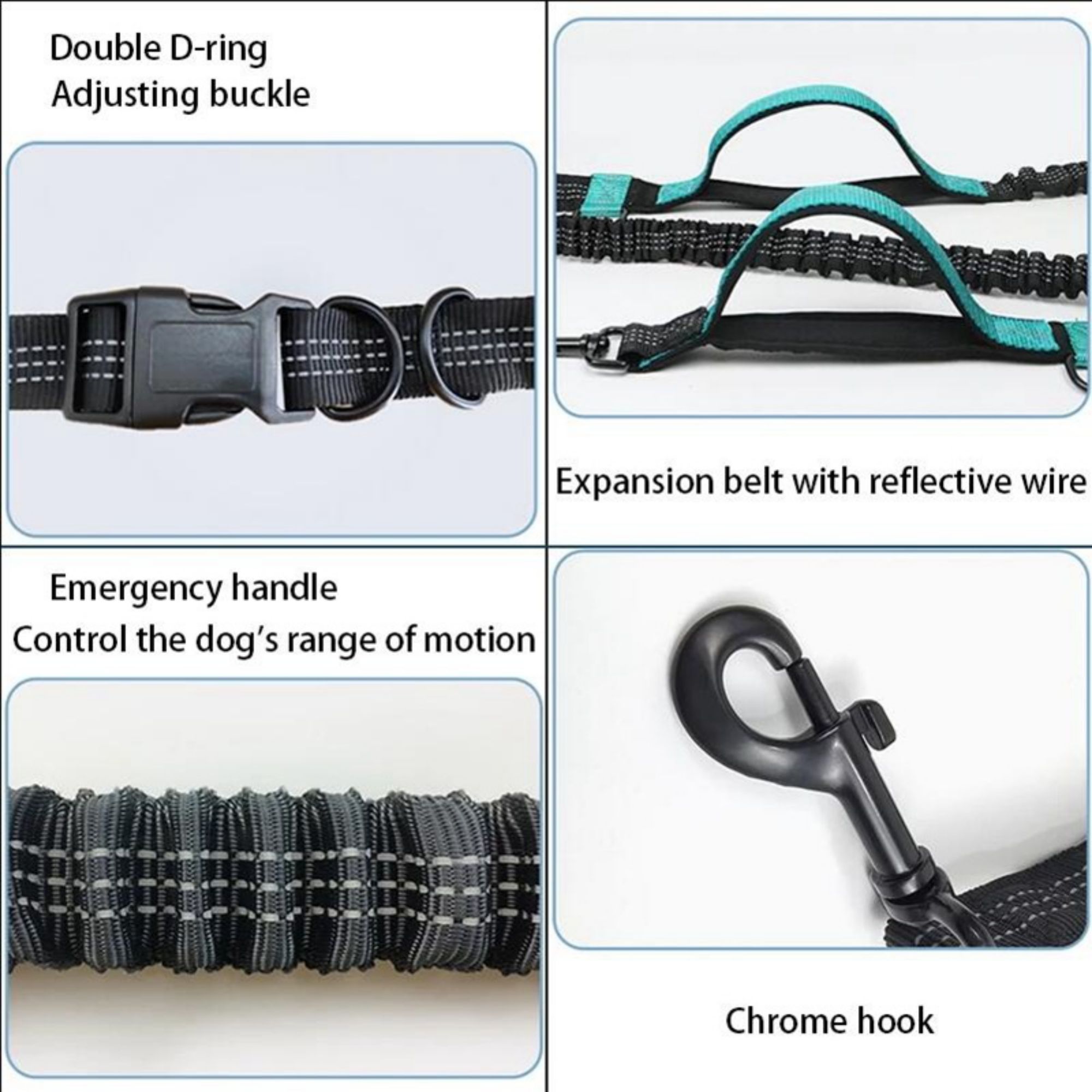 Adjustable Hands Free Dog Running Leash 3