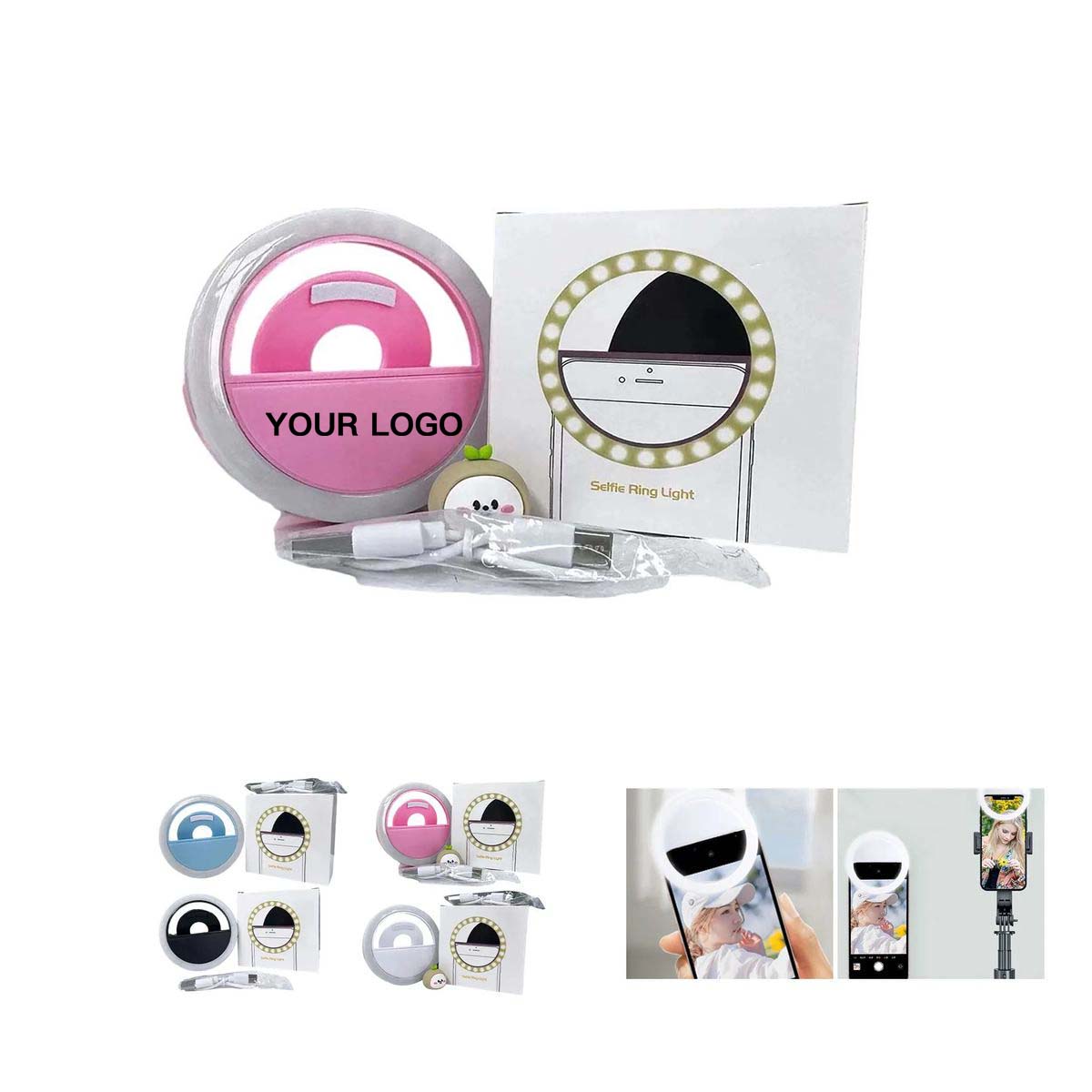 Portable LED Selfie Light for Photos and Video Calls 3