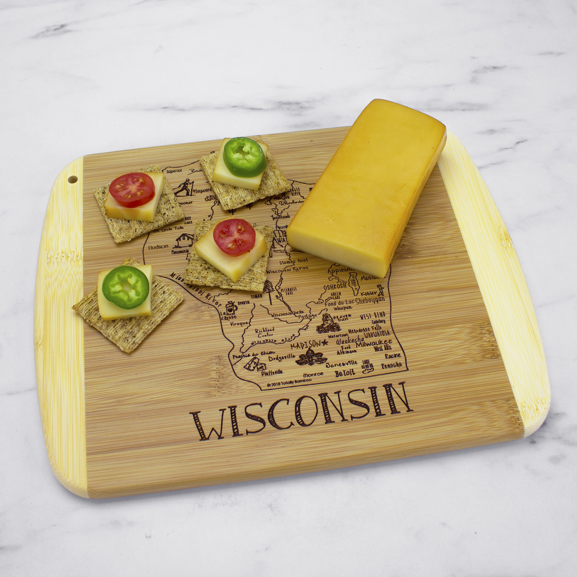 A Slice of Life Wisconsin Serving & Cutting Board 4