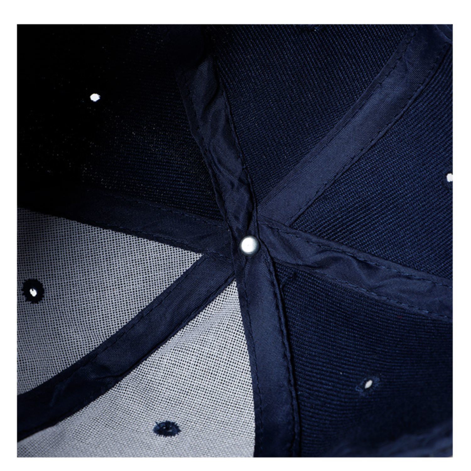 100% Cotton Full Color Mid-Striped Caps w/ Single Buckle 4