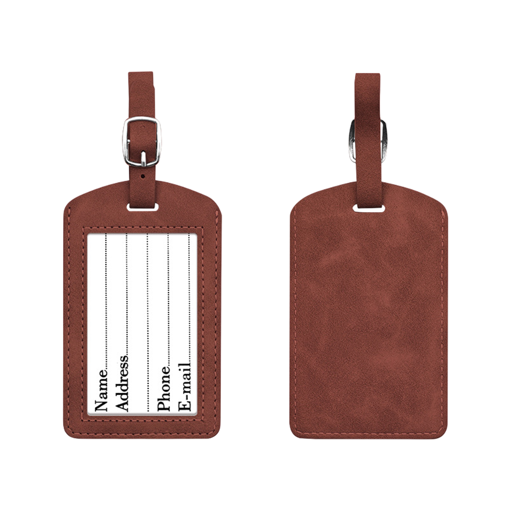 Premium Soft-Touch PU Luggage Tag 9