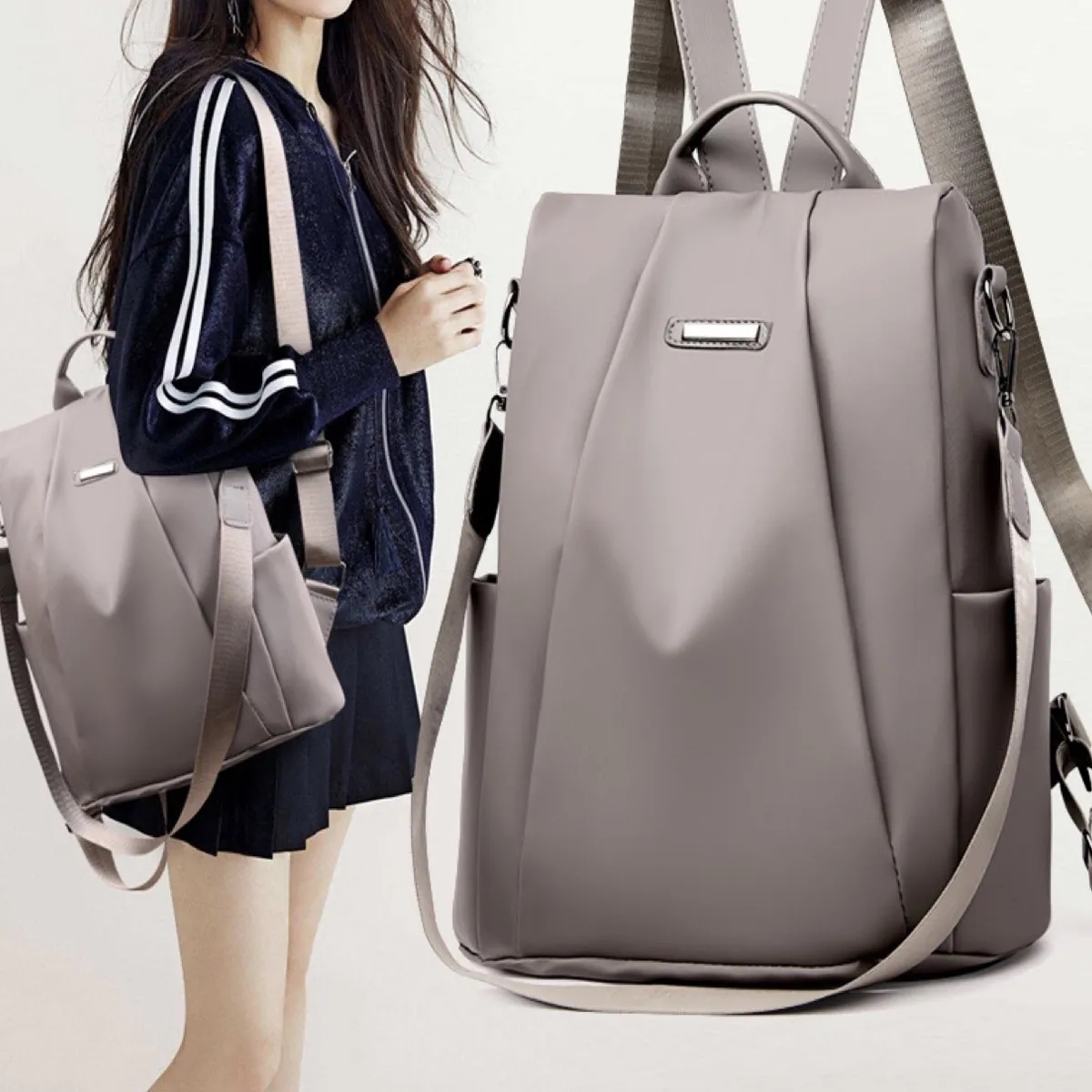 Water Resistant Convertible Backpack For Daily Travel 4