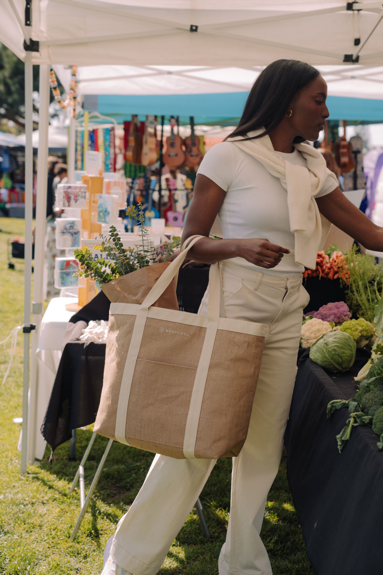 KEEPCOOL® Nairobi Jute Shopper Cooler 1