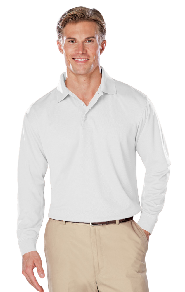 Men's Snag Resistant Wicking L/S Polo 17