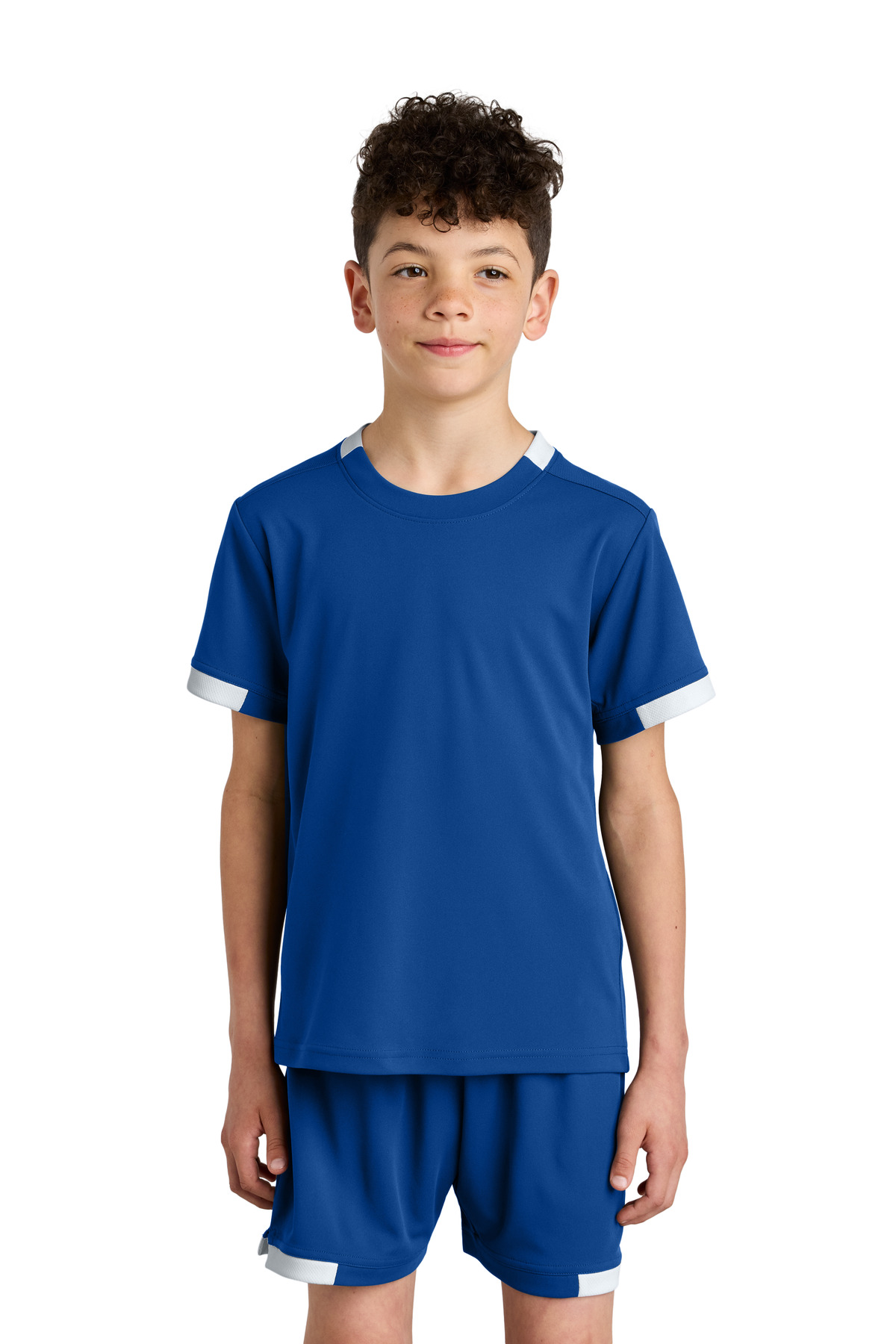 Sport-Tek Youth Club Short Sleeve Crew YST440 89