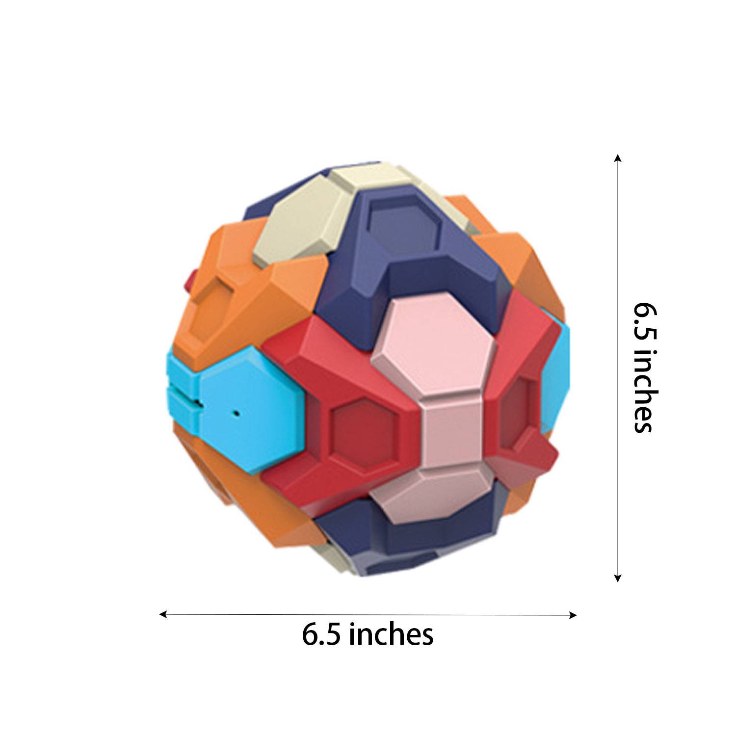 Puzzle Assembled Building Blocks Toy Ball 3