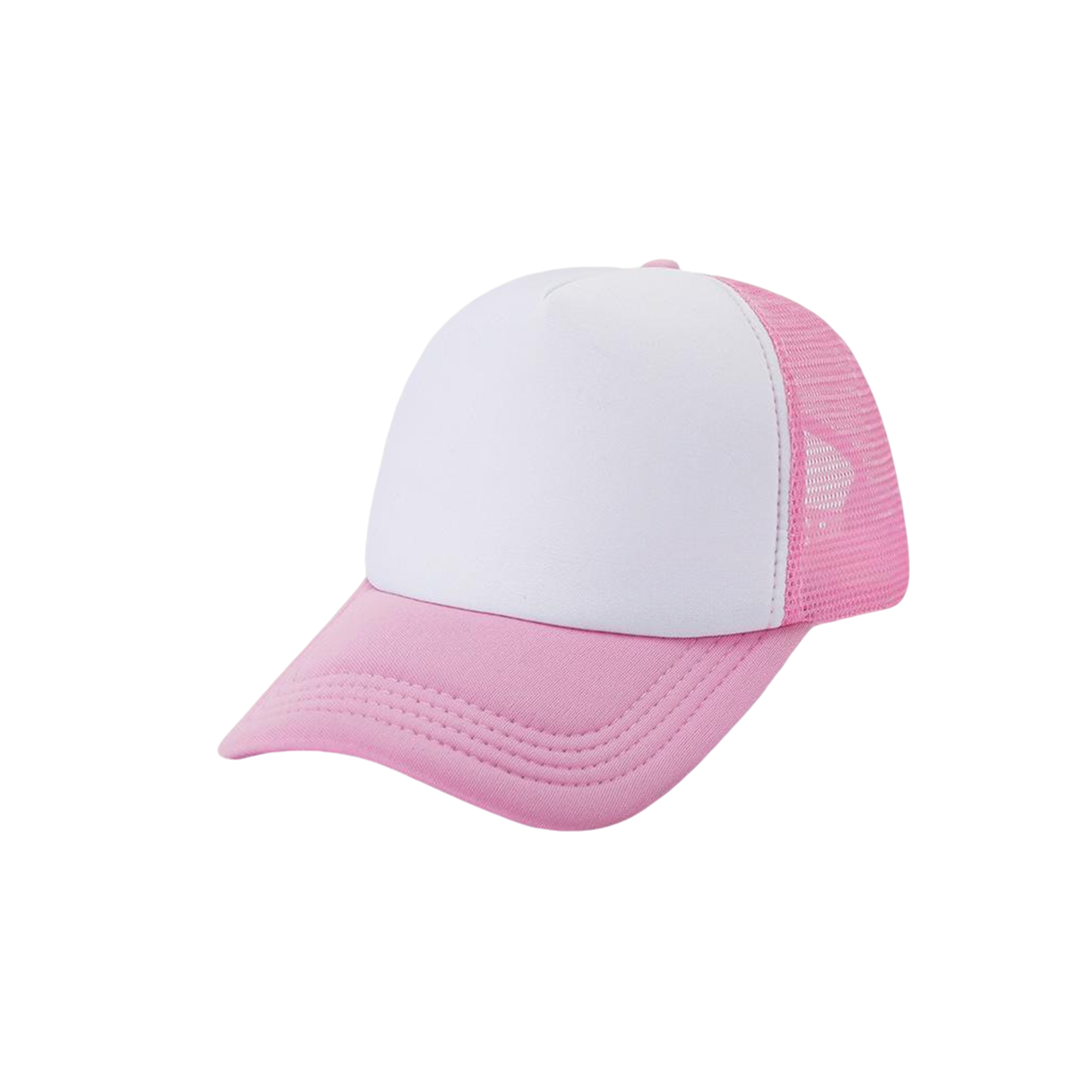 Sponge Mesh Back Trucker Cap With Plastic Snapback 14
