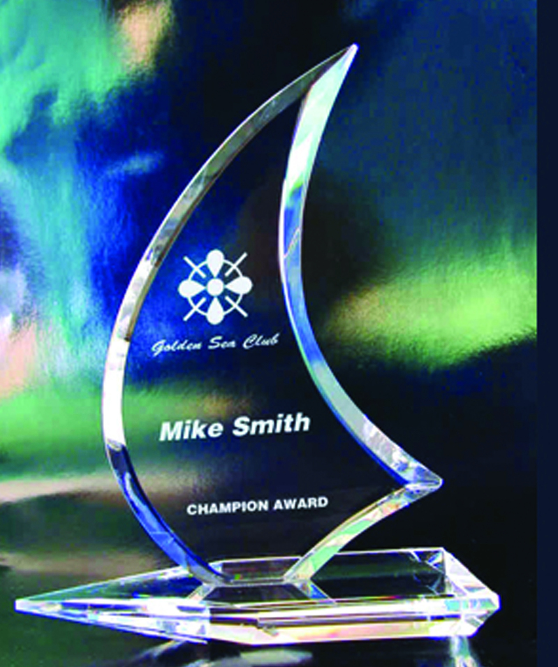 CRYSTAL SAILBOAT AWARD 1
