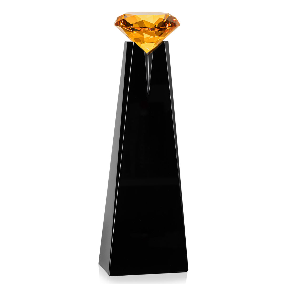 Alicia Gemstone VividPrint™ Award - Black/Amber 9