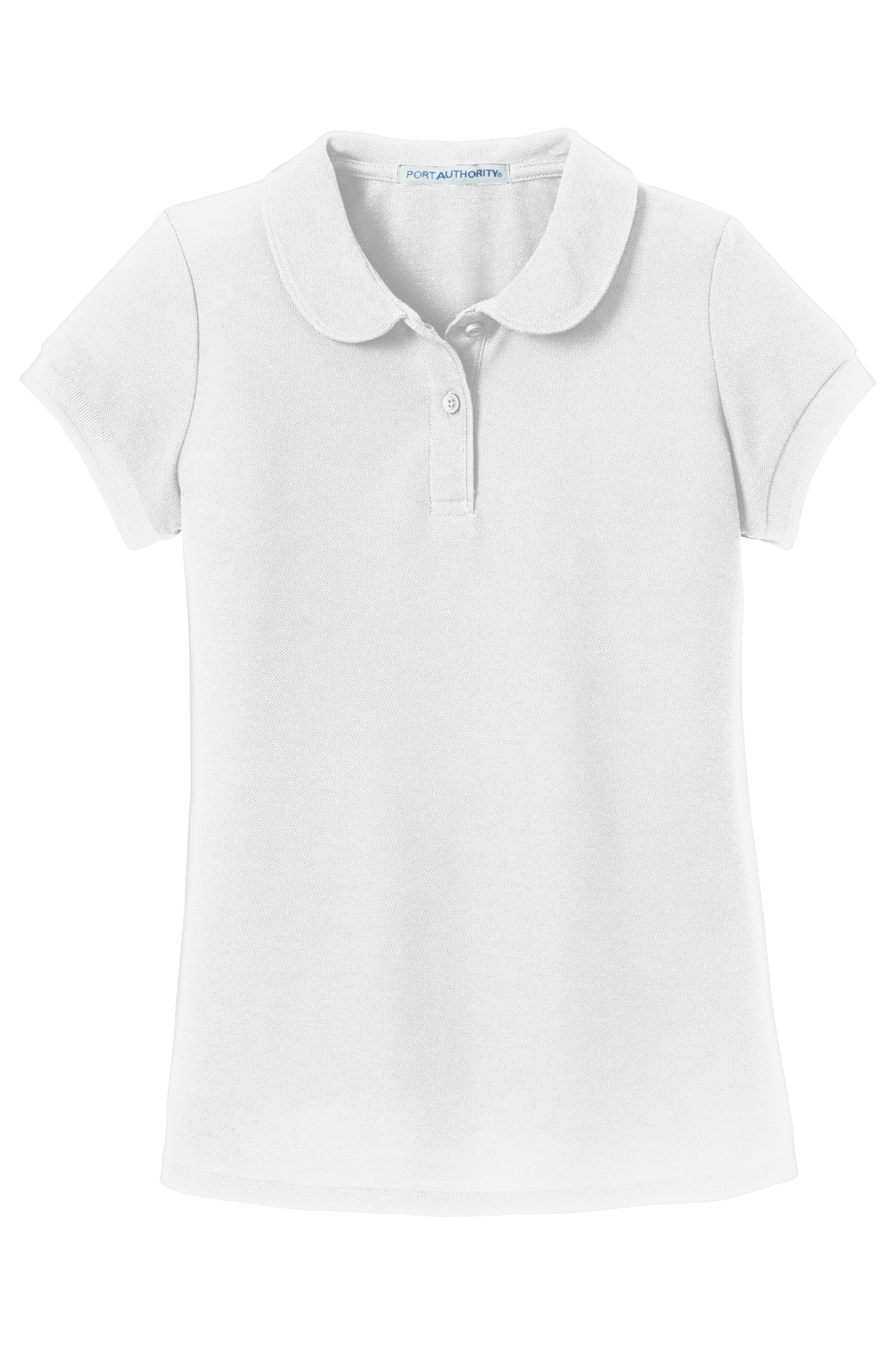 Port Authority Girls Silk Touch Peter Pan Collar Polo. YG503 7