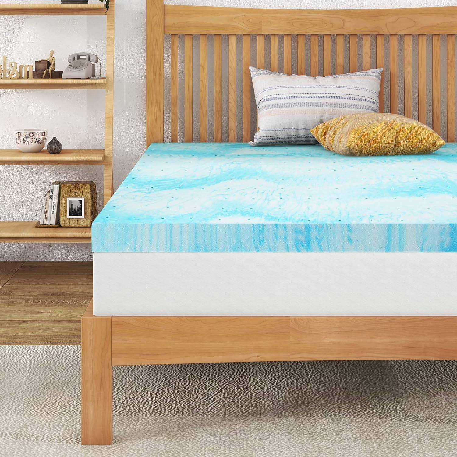 Gel Infused Memory Foam Mattress Topper 6