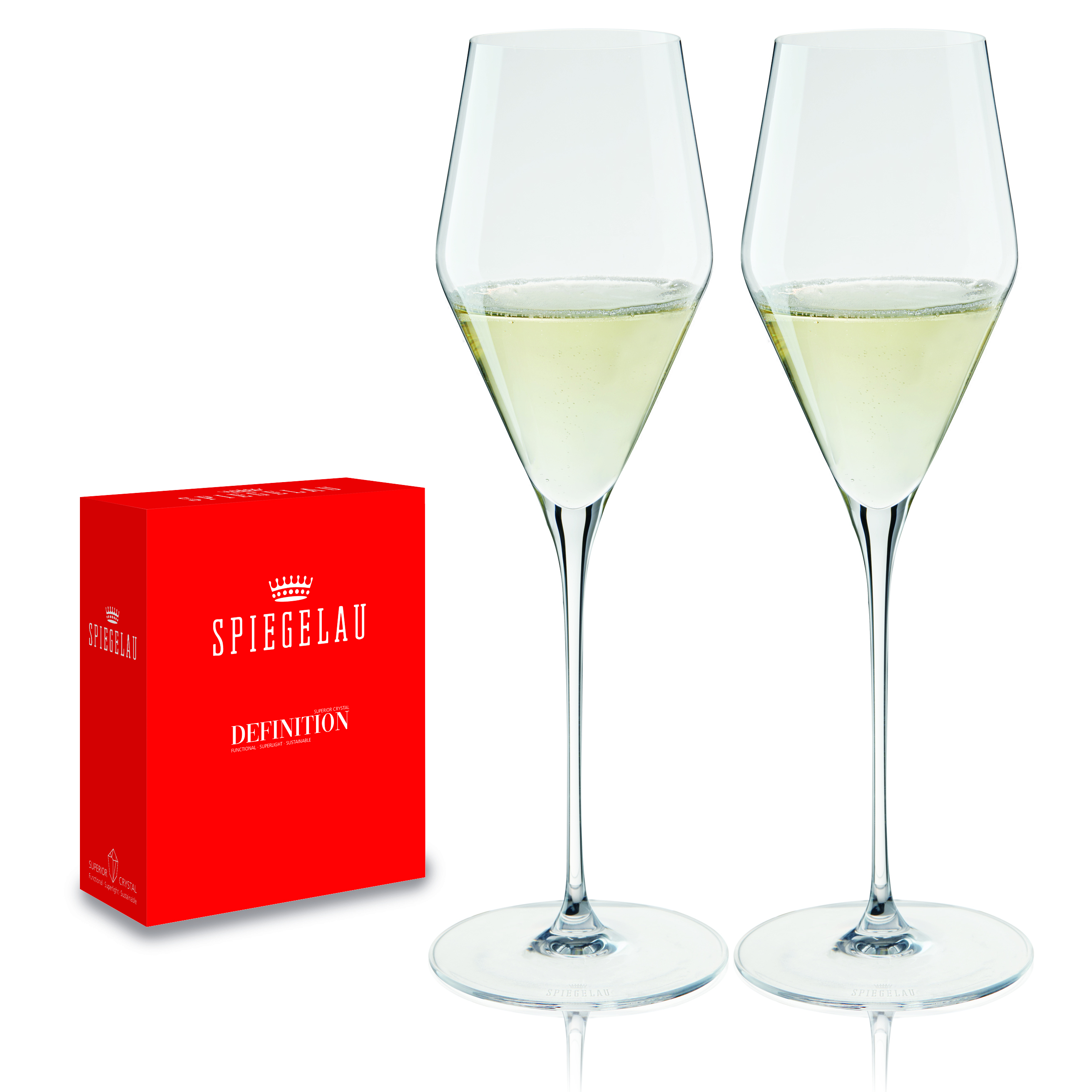 Spiegelau Definition 9 oz Champagne Glass, set of 2 8