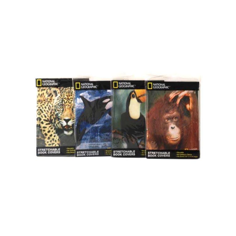 Stretchable Book Covers - Assorted Animal Designs 1
