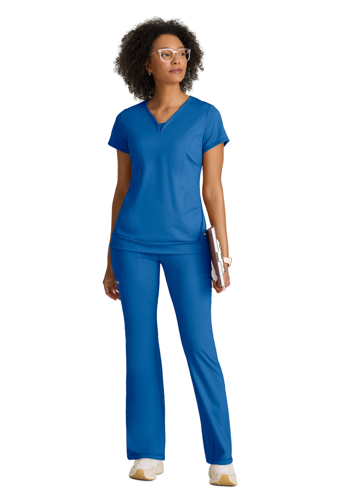 Grey's Anatomy Knit Stretch - Women's Five-Pocket V-Front Swift Scrub Pant 13