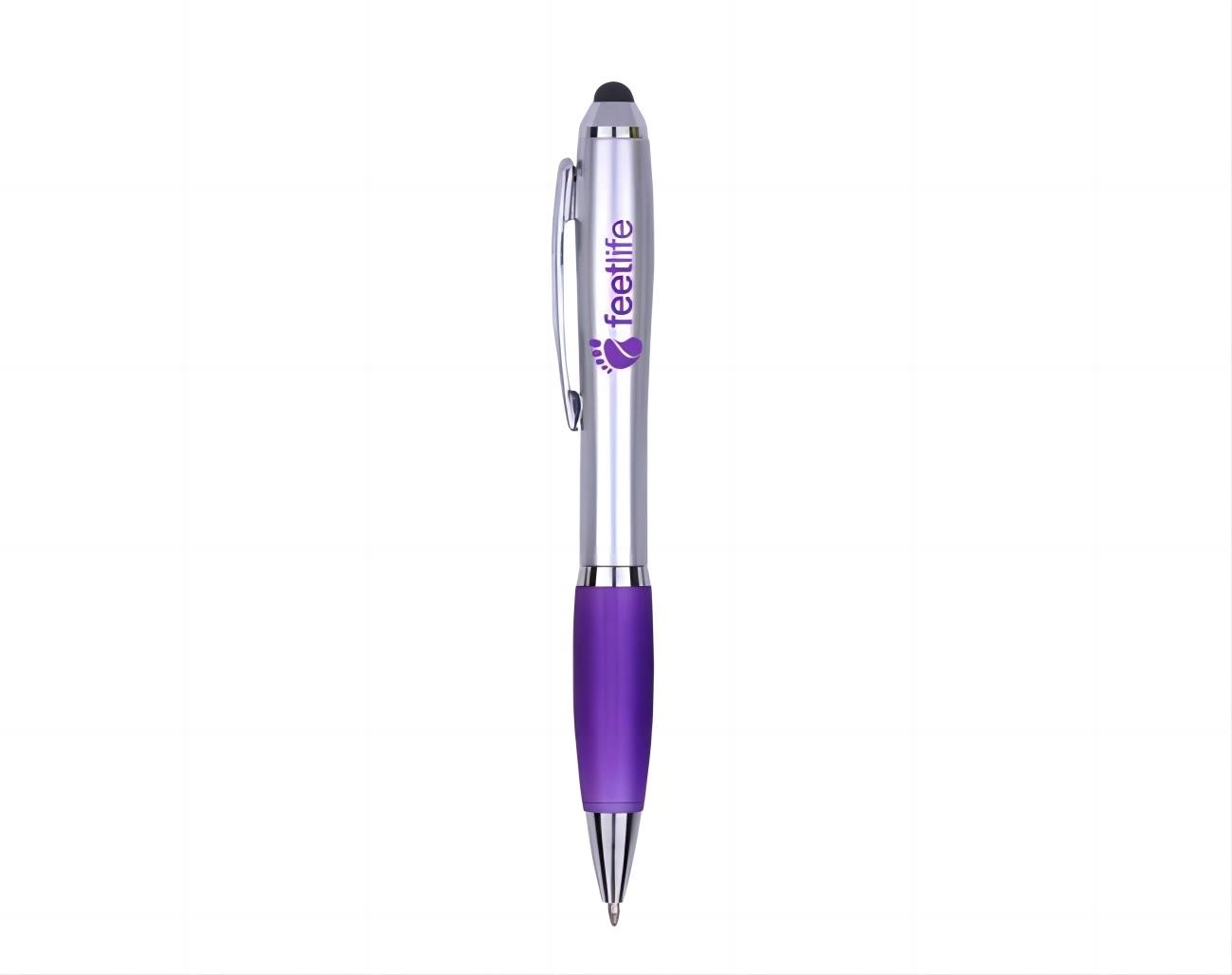 Curvy Plastic Click Ballpoint Pen Twist Action 7