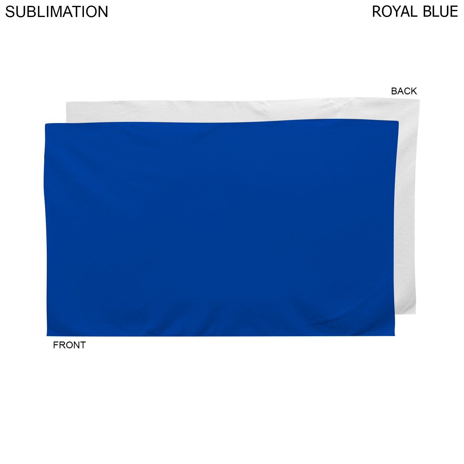 24 Hr Express Ship - Plush Velour Terry Cotton Blend Colored Hand, Fitness Towel, 15x25, Sublimated 5