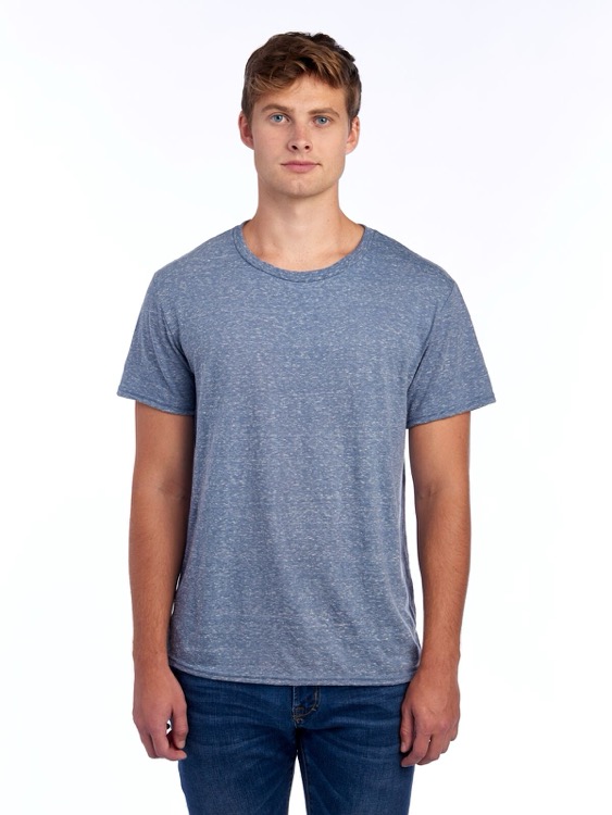 JERZEES Snow Heather Ring-Spun Unisex T-Shirt 4