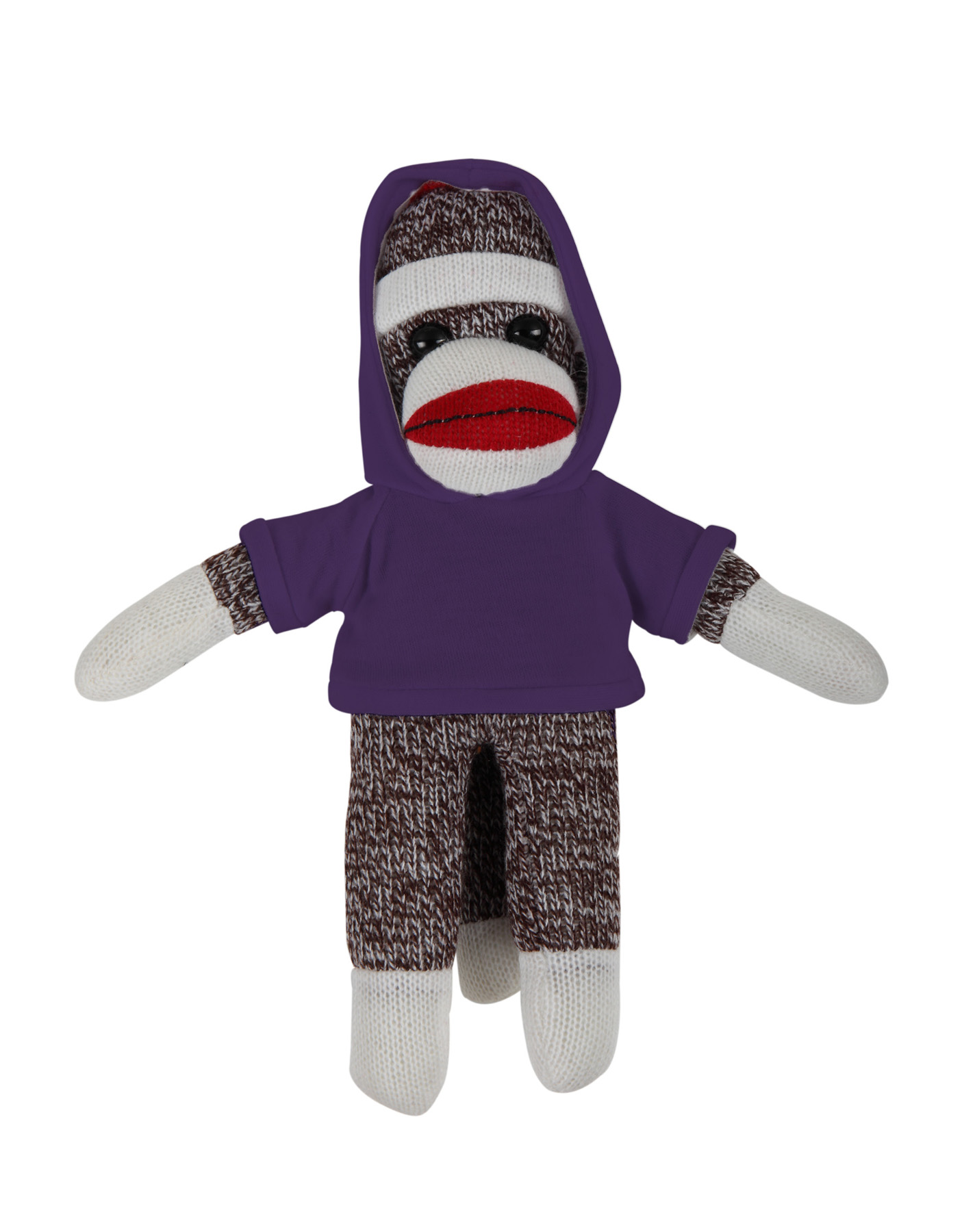 soft plush Original Sock Monkey with hoodie 7