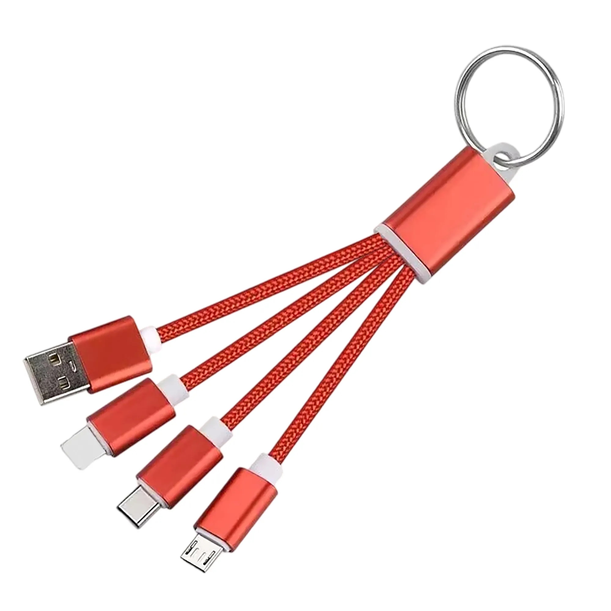 3 in 1 Charging Cables Keyring 2