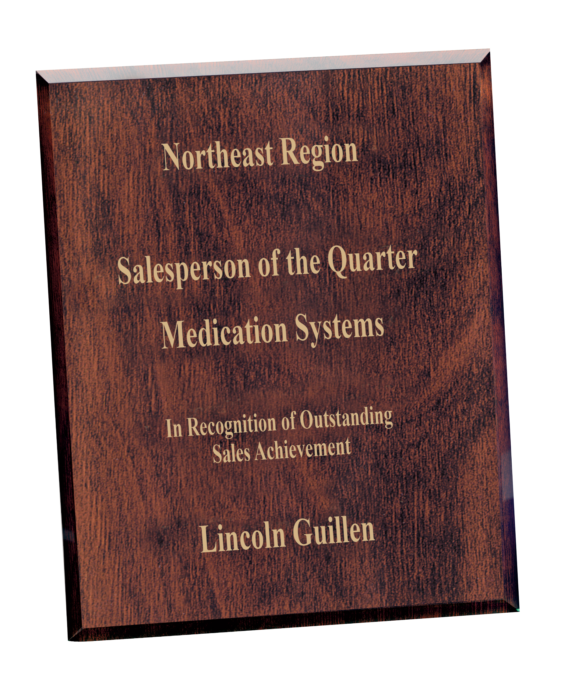 JAFFA® Trillinnium Award Plaque - 8" x 10" 6