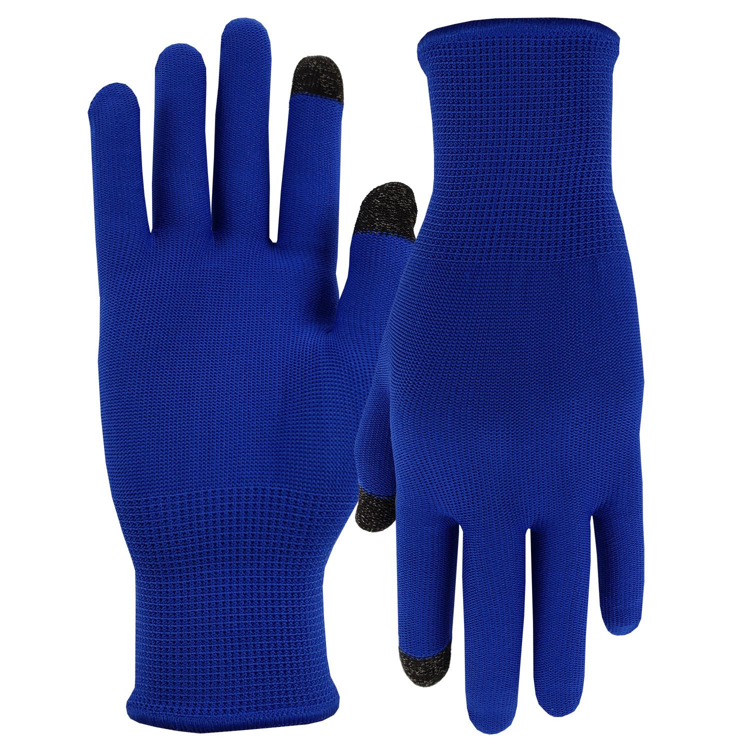Sports Performance Runners Text Gloves with Oversized DTF on Top of Hand 9