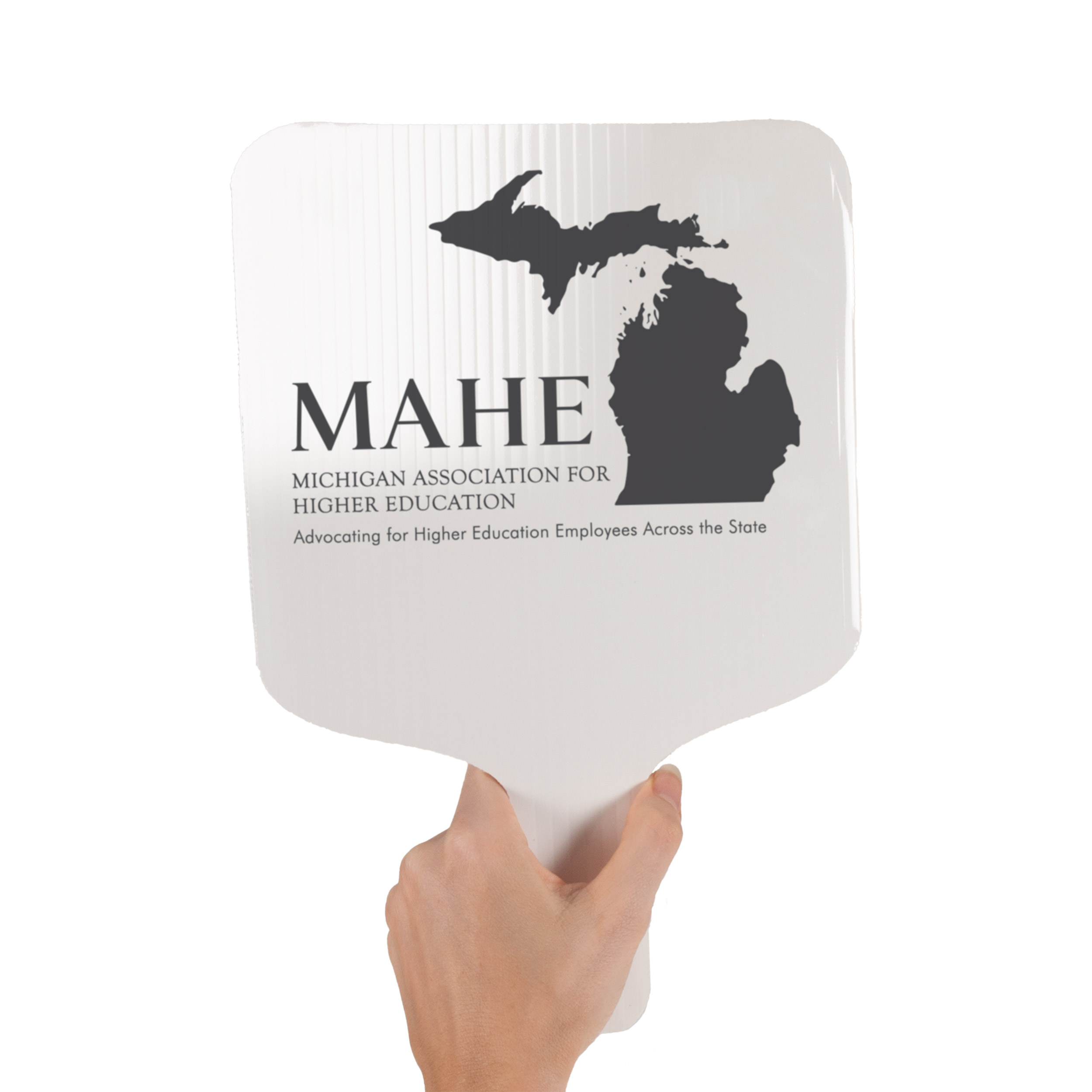 Full Color Dry Erase Hand Fan