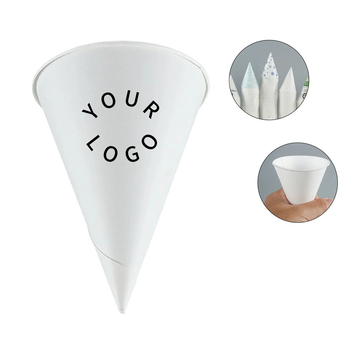 6oz Cone Shaped Cups for Carnivals and Fairs 2