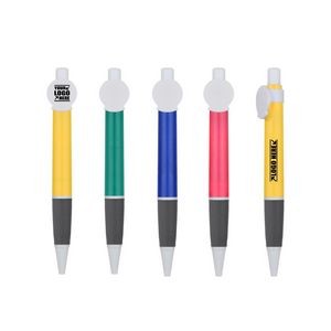 Round Clip Anti Slippy Ballpoint Pen 9