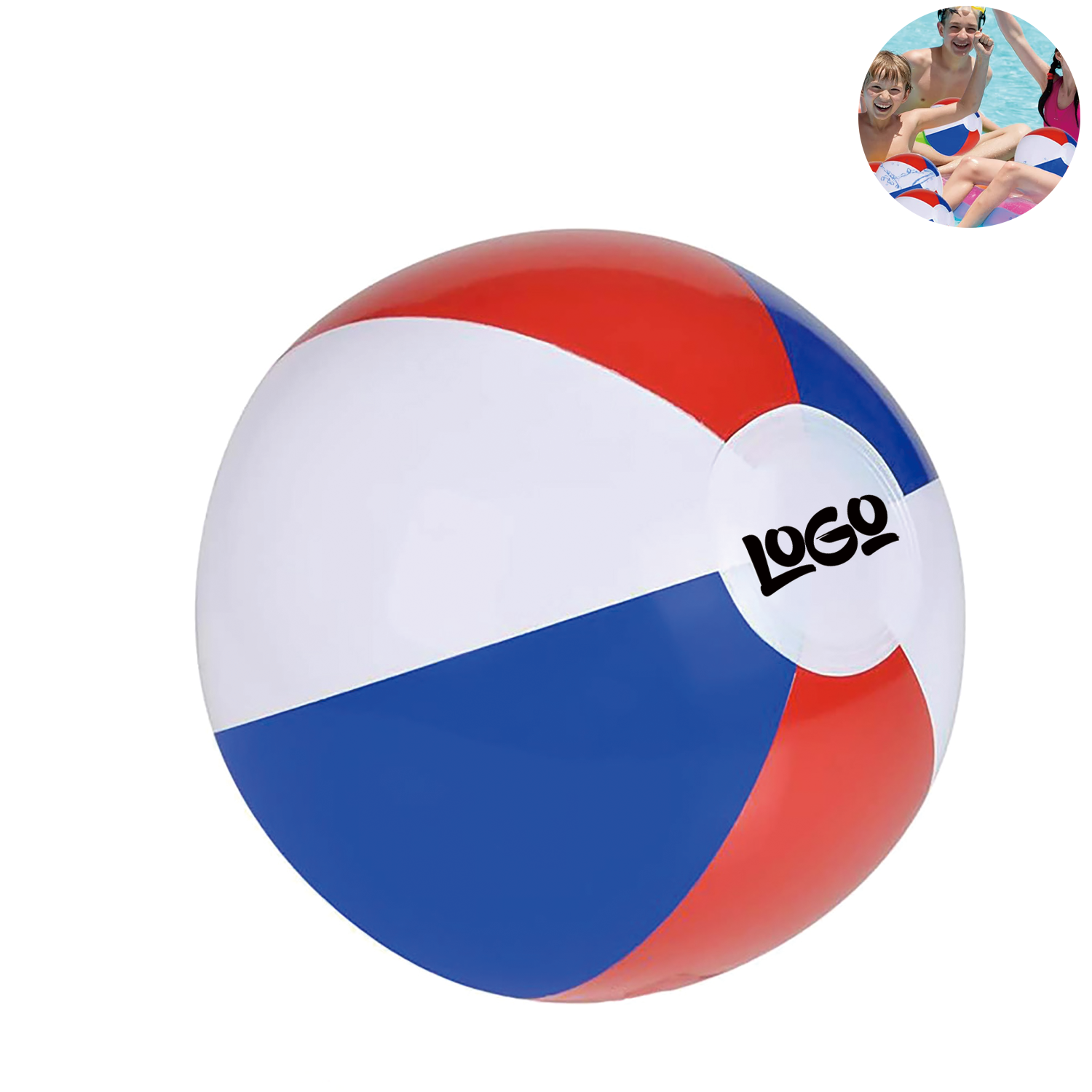 Inflatable Beach Ball Toy for Pool Parties 3