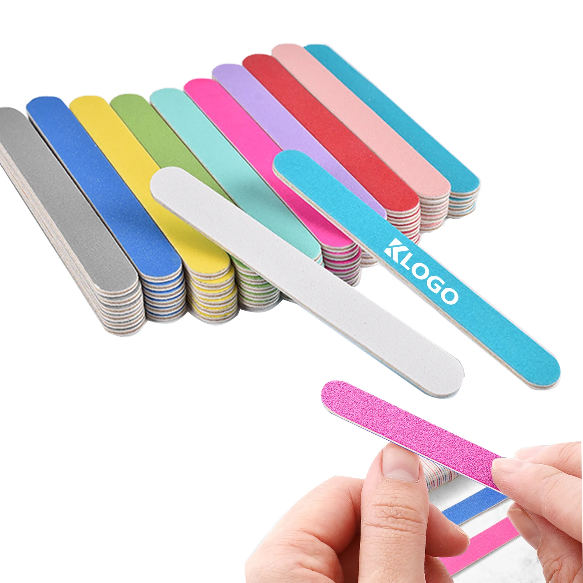 Nail Files Reusable Double Sided Emery Board(120/180 Grit) 3