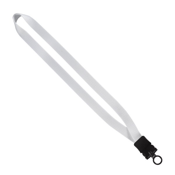 3/4" Smooth Nylon Lanyard with Snap-Buckle Release & O-Ring 17