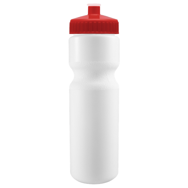 Cyclo-Cross 28oz Bike Bottle - White w/Push-Pull Lid 20