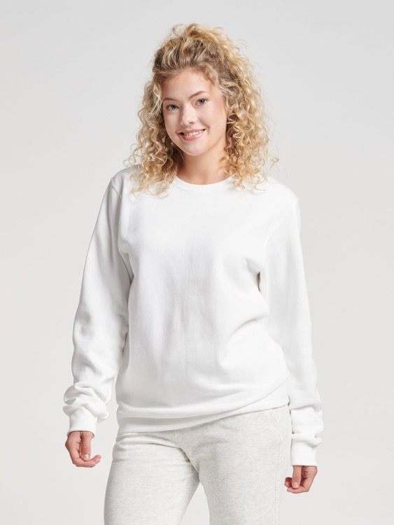 JERZEES ECO® Premium Blend Combed Ring-Spun Unisex Sweatshirt, custom hoodie or sweatshirt with logo imprint 5