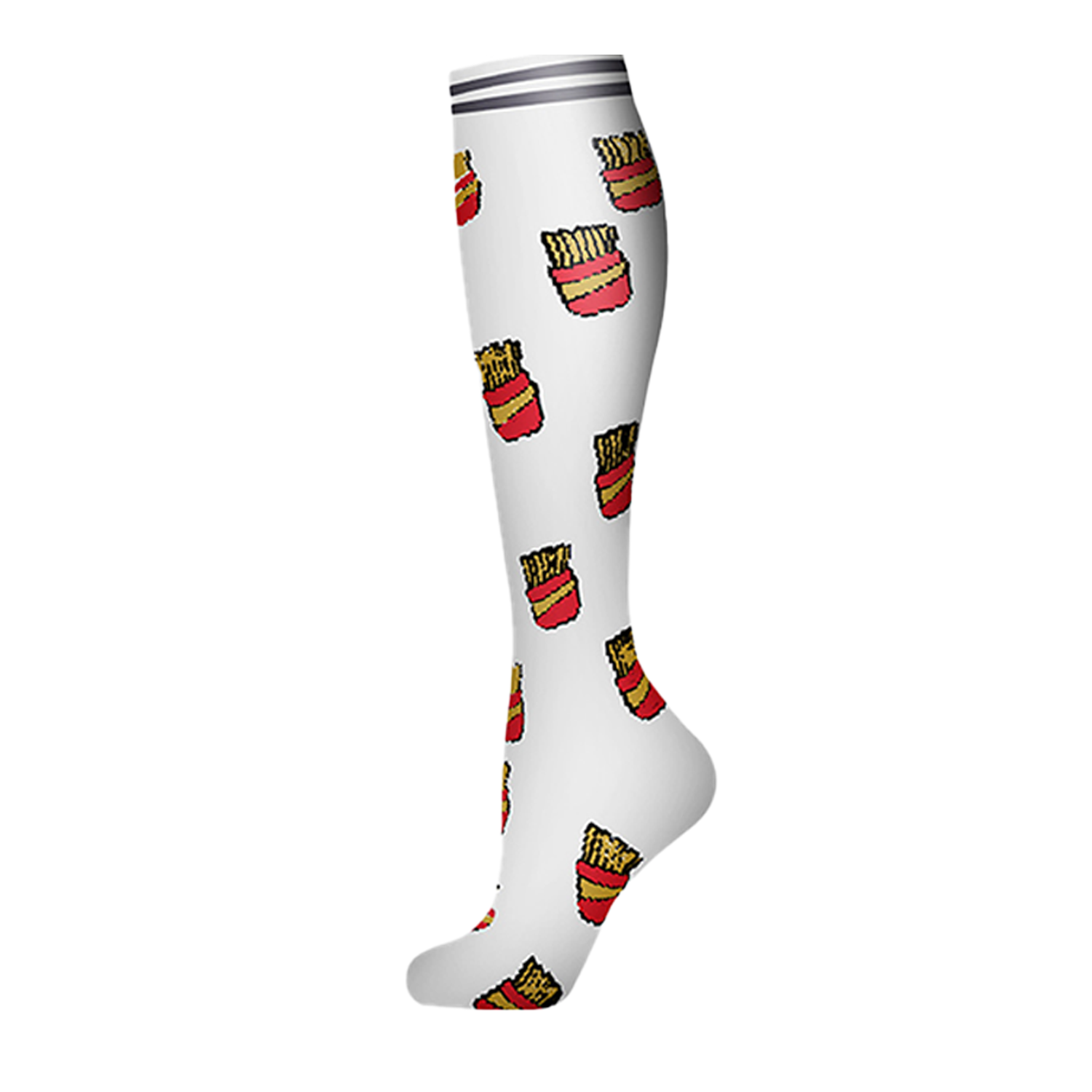 Polyester Non Slip Moisture Wicking Sport Calf Socks 8