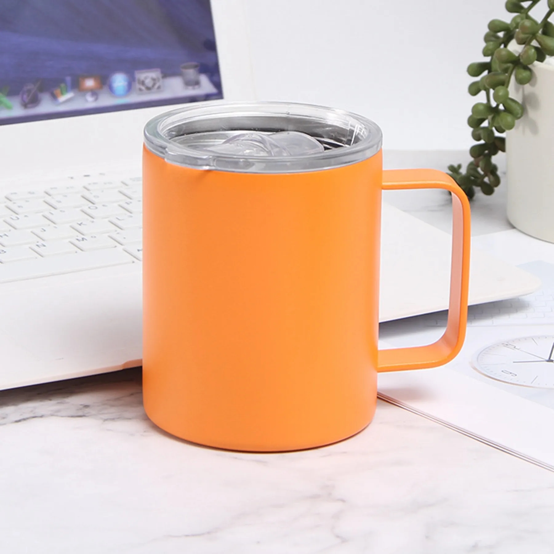 12 Oz. Double Wall Stainless Steel Vacuum Coffee Mug 8