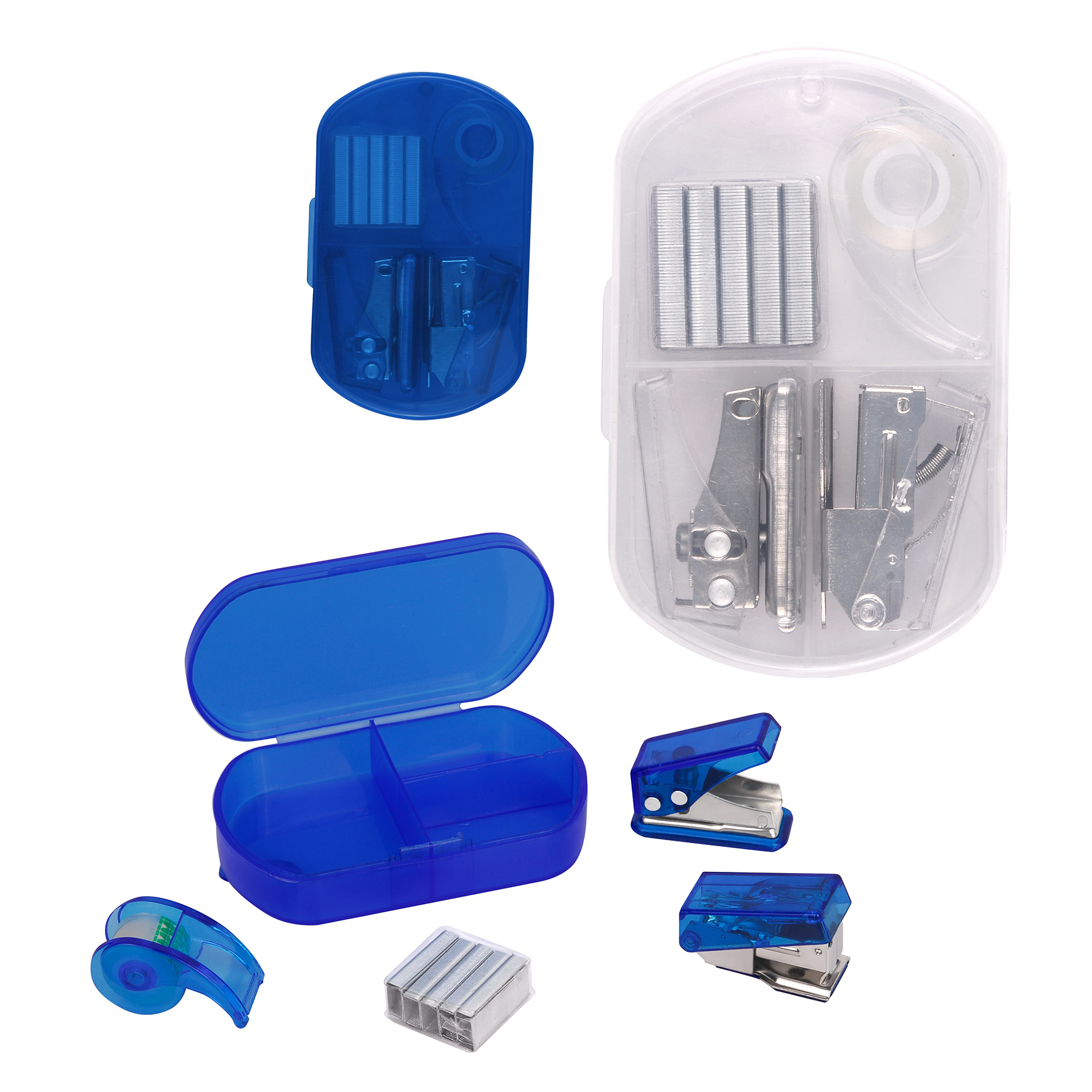 Mini Office Desk Set with Stapler, Tape, Hole Puncher 3