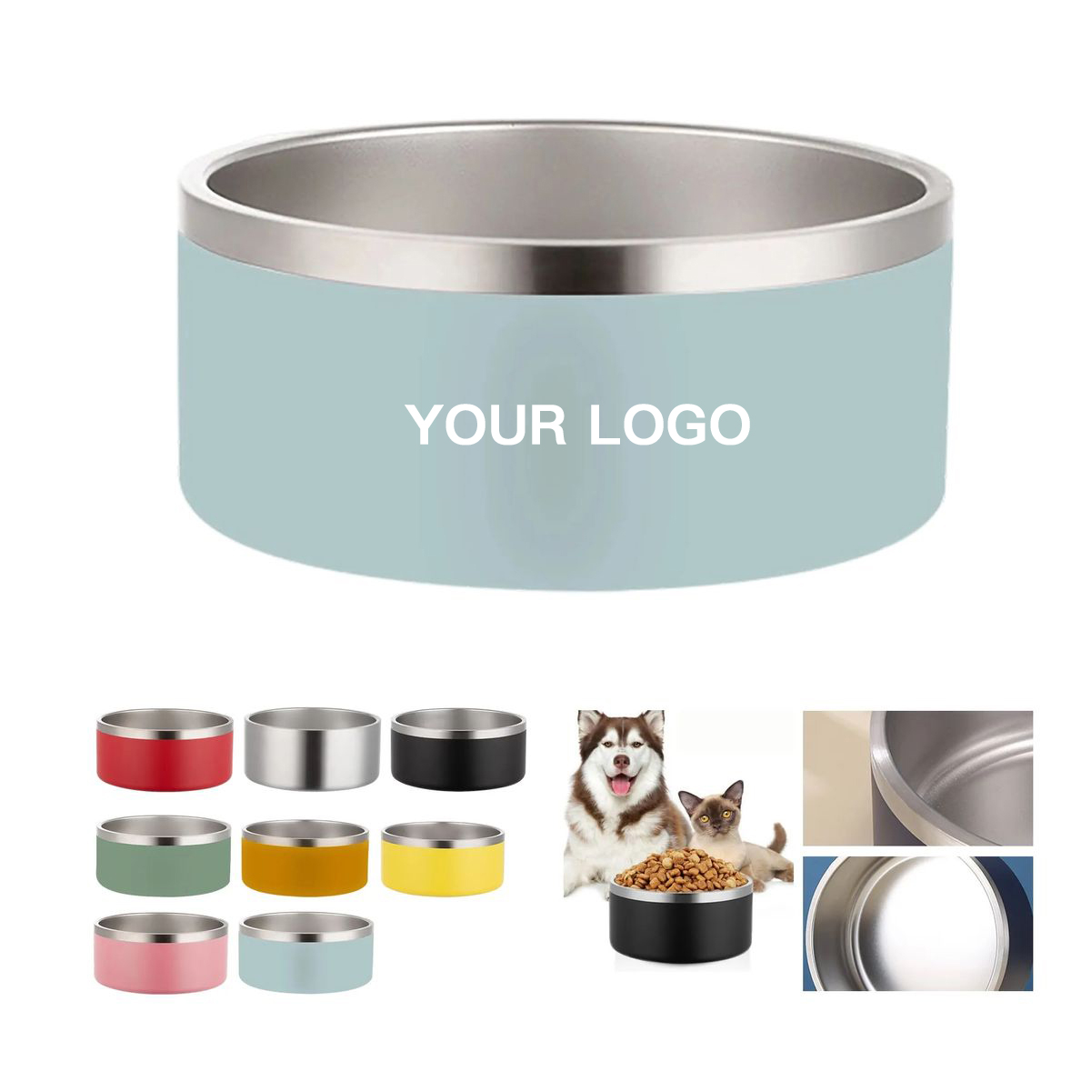 Rust Resistant Pet Bowl for Food or Water 5