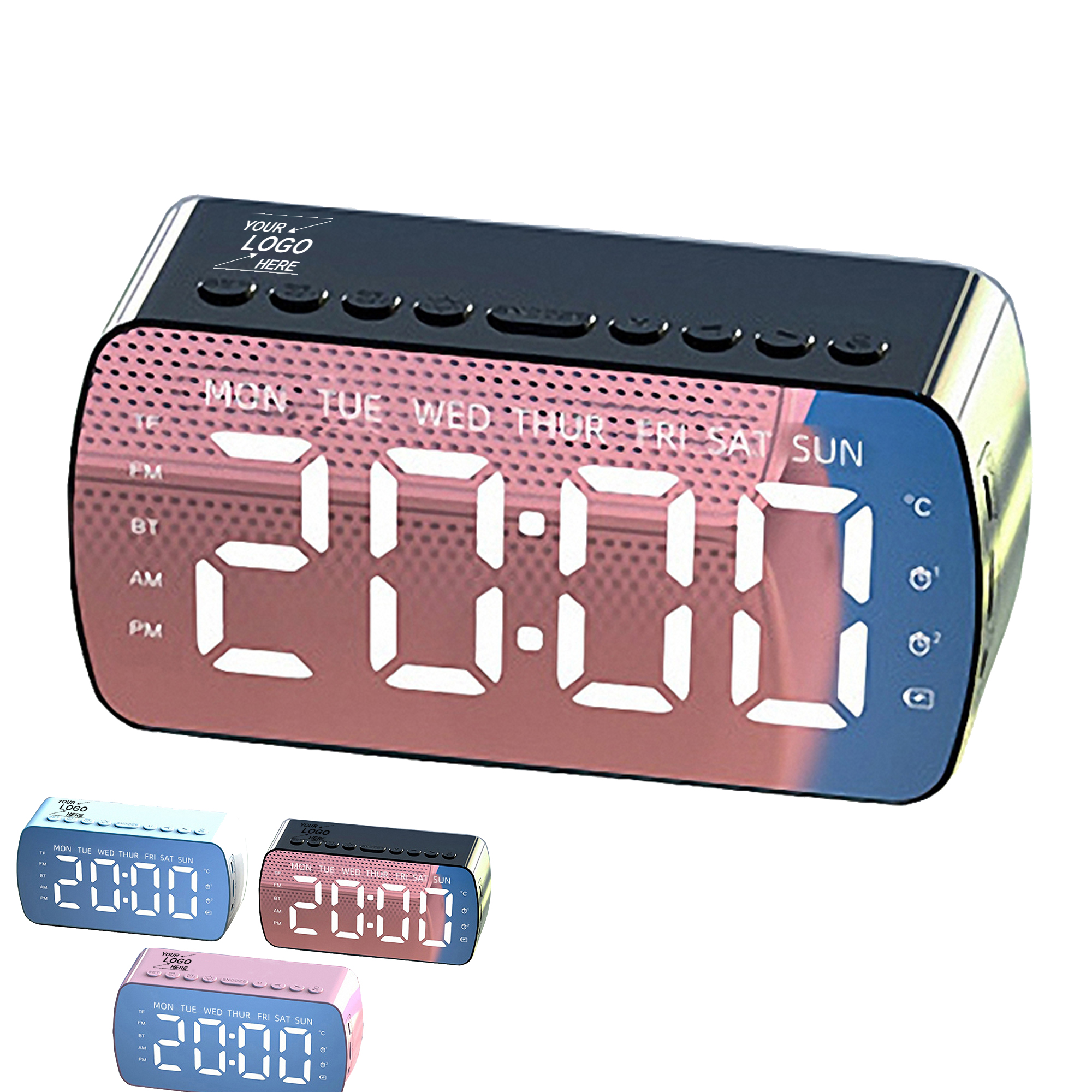 Wireless Speaker with Digital Alarm Clock 3